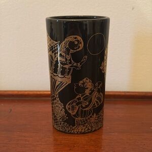 Julia by Bjorn Wiinblad NYMOLLE Black & Gold Small Vase 3189
